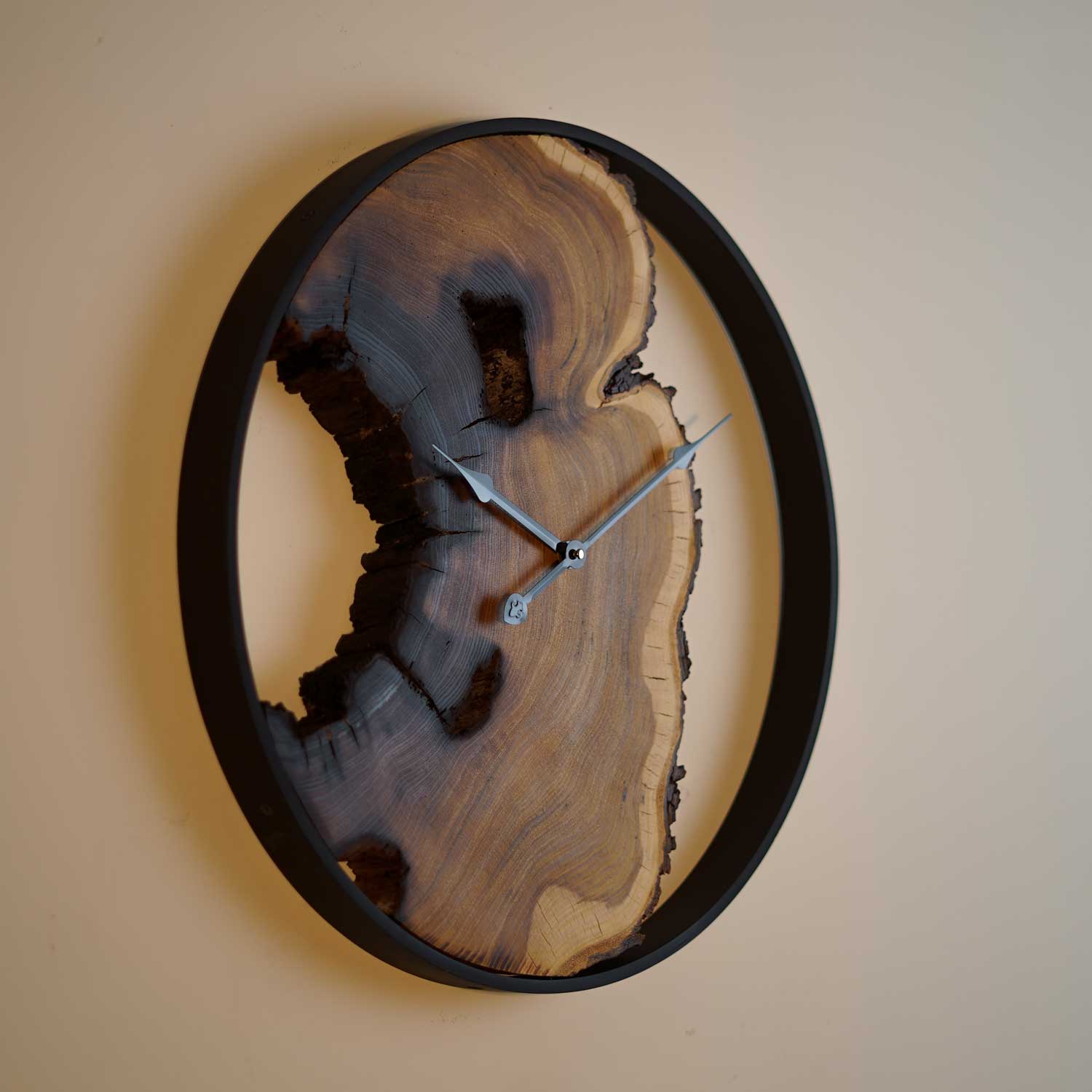 saghat-diwari-choobi-roostic-novin-clock-50.cm2 ساعت دیواری چوبی روستیک نوین کلاک – 50سانتیمتر